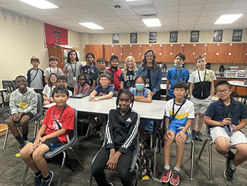Kristen Eaton’s fourth grade homeroom students earned a top-20 ranking in 15th Annual March “Math” M